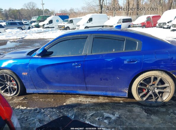 2C3CDXGJ1NH164051 2022 DODGE CHARGER Синий Вид задней части салона