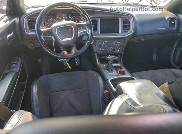 2C3CDXGJ3KH740301 2019 DODGE CHARGER Black Առջևի վահանակի տեսք