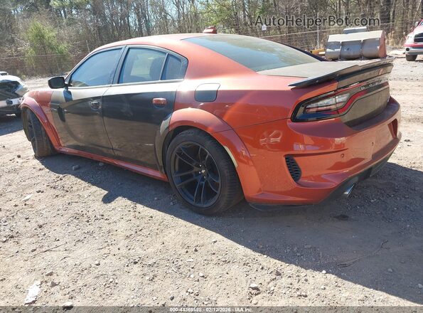 2C3CDXGJ4MH587866 2021 DODGE CHARGER Оранжевый Задняя левая четверть