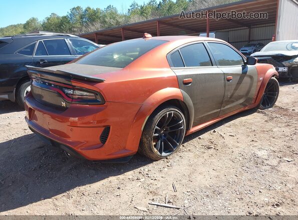2C3CDXGJ4MH587866 2021 DODGE CHARGER Оранжевый Задняя правая четверть