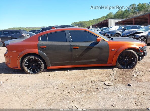 2C3CDXGJ4MH587866 2021 DODGE CHARGER Оранжевый Вид задней части салона