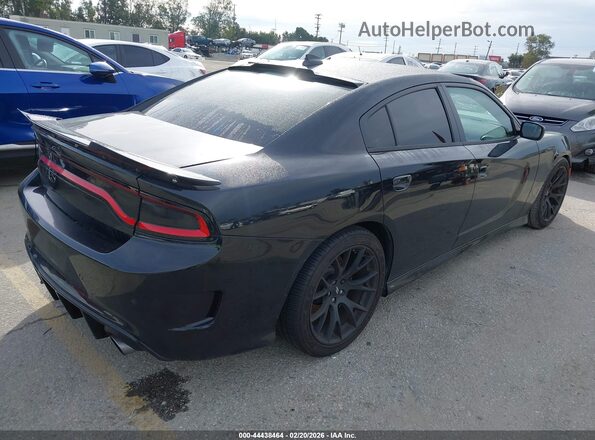 2C3CDXGJ8JH312531 2018 DODGE CHARGER Черный Задняя правая четверть