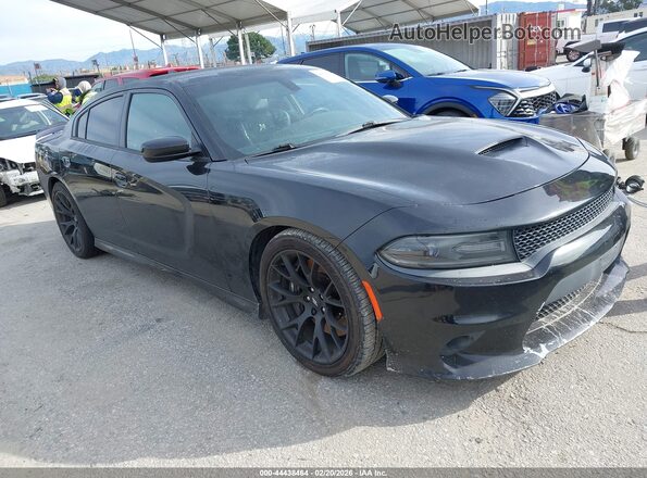 2C3CDXGJ8JH312531 2018 DODGE CHARGER Черный Передняя правая четверть