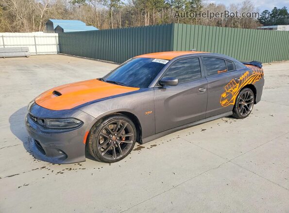 2C3CDXGJ8MH608167 2021 DODGE CHARGER Двухцветный Передняя левая четверть
