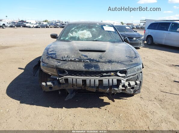 2C3CDXGJXNH131338 2022 DODGE CHARGER Black Սալոնի հետևի տեսք