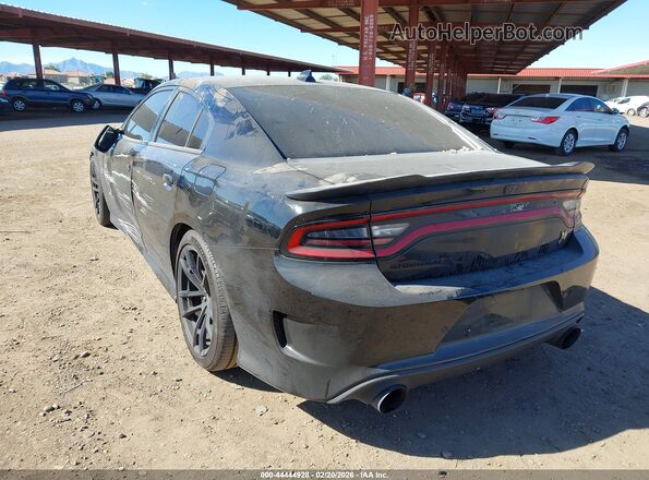 2C3CDXGJXNH131338 2022 DODGE CHARGER Black Հետևի ձախ