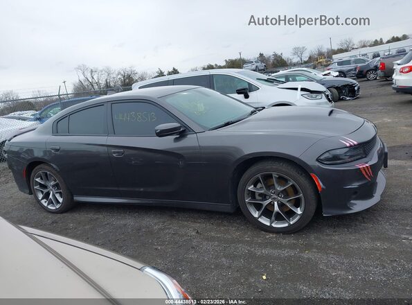 2C3CDXHG2MH561396 2021 DODGE CHARGER Серый Вид задней части салона