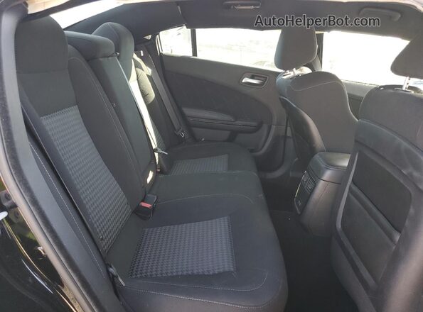 2C3CDXHG2MH656072 2021 DODGE CHARGER Black Widok wnętrza z tyłu