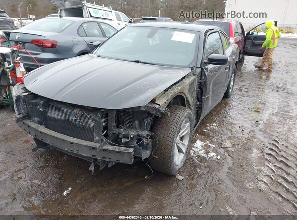 2C3CDXHG5GH192666 2016 DODGE CHARGER Черный Передняя левая четверть