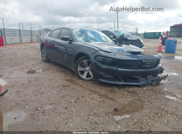 2C3CDXHG5JH162784 2018 DODGE CHARGER Черный Передняя правая четверть