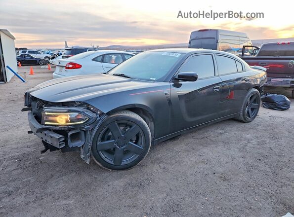 2C3CDXHG6JH153513 2018 DODGE CHARGER Black Przód lewy