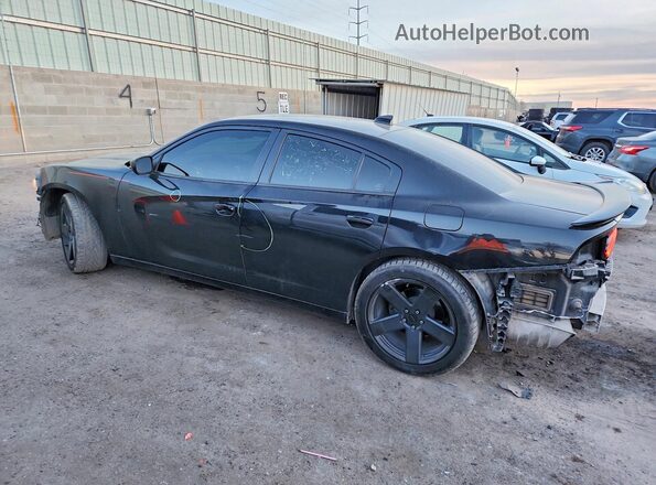 2C3CDXHG6JH153513 2018 DODGE CHARGER Black Tył lewy
