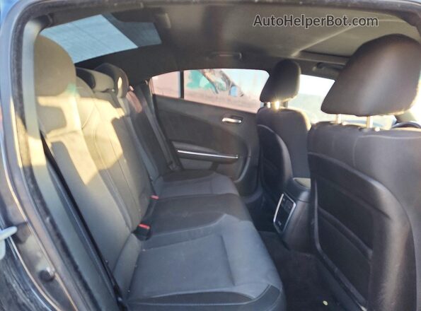 2C3CDXHG9JH242864 2018 DODGE CHARGER Черный Вид задних сидений