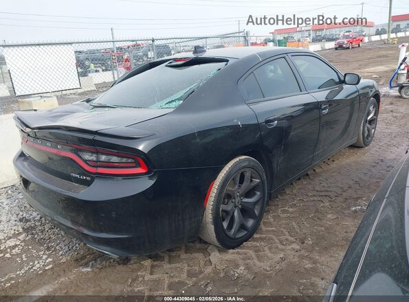 2C3CDXHGXHH638697 2017 DODGE CHARGER Черный Задняя правая четверть