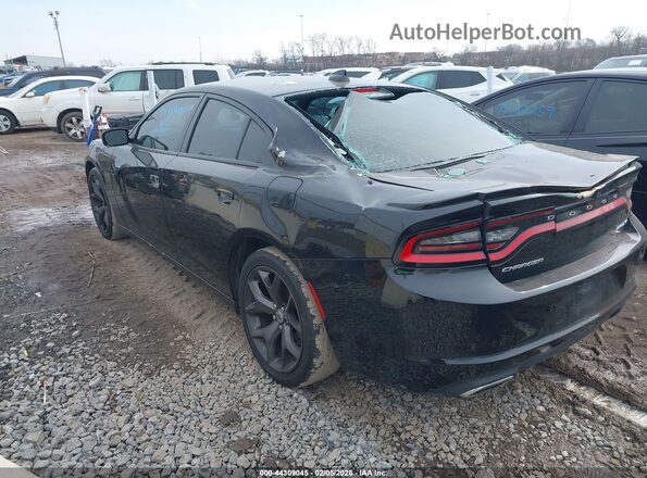 2C3CDXHGXHH638697 2017 DODGE CHARGER Черный Задняя левая четверть