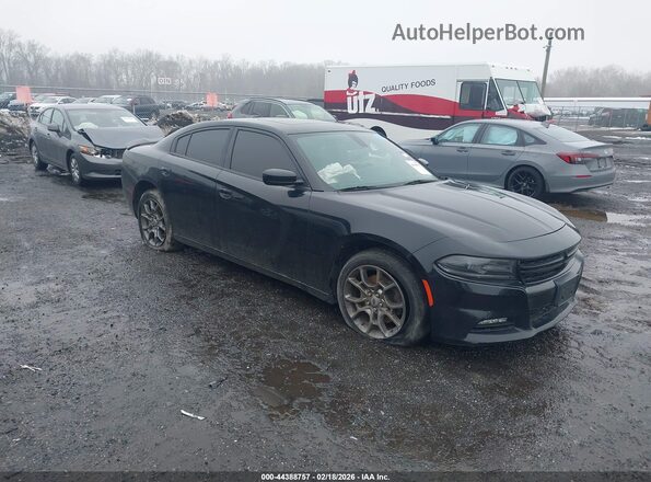 2C3CDXJG0HH546959 2017 DODGE CHARGER Черный Передняя правая четверть