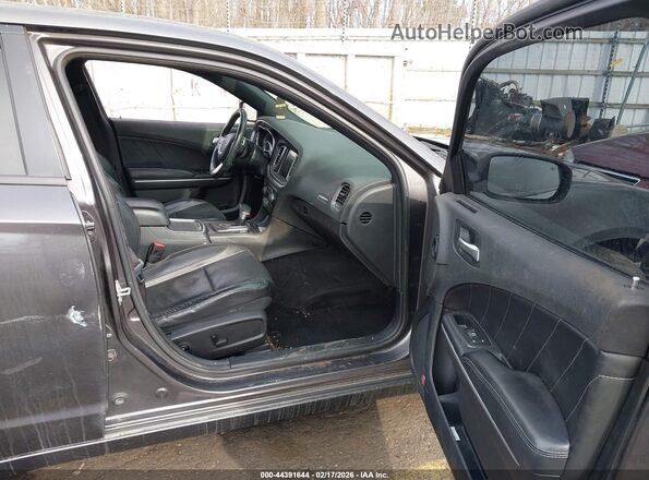 2C3CDXJG1GH229299 2016 DODGE CHARGER Серый Вид салона спереди
