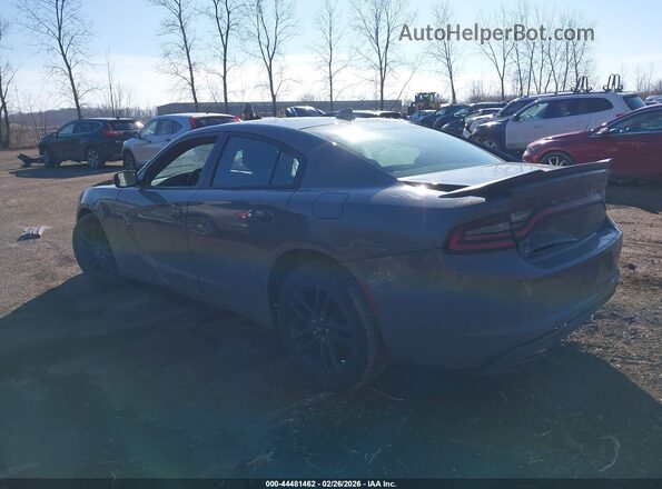 2C3CDXJG1KH673789 2019 DODGE CHARGER Серый Задняя левая четверть