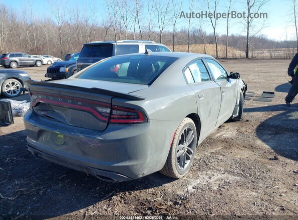 2C3CDXJG1KH673789 2019 DODGE CHARGER Серый Задняя правая четверть