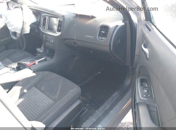 2C3CDXJG1KH673789 2019 DODGE CHARGER Серый Вид салона спереди