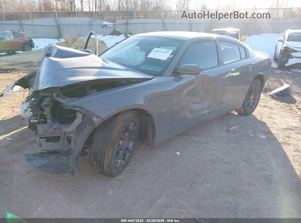 2C3CDXJG6JH248504 2018 DODGE CHARGER Gray Przód lewy
