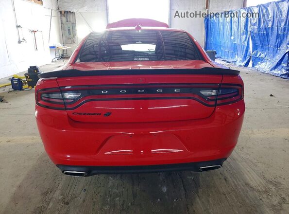 2C3CDXJG6KH626600 2019 DODGE CHARGER Red უკანა ხედი