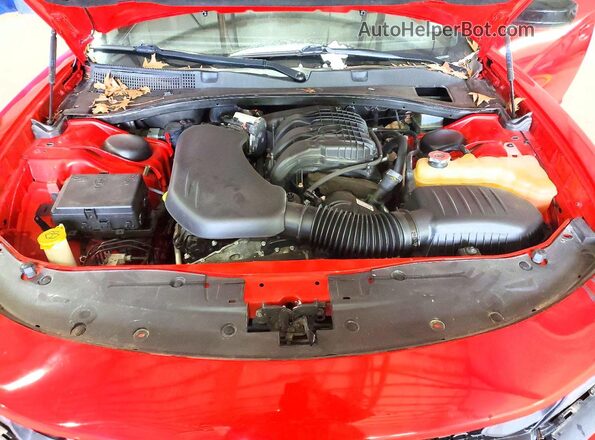 2C3CDXJG6KH626600 2019 DODGE CHARGER Red უკანა სალონის ხედი