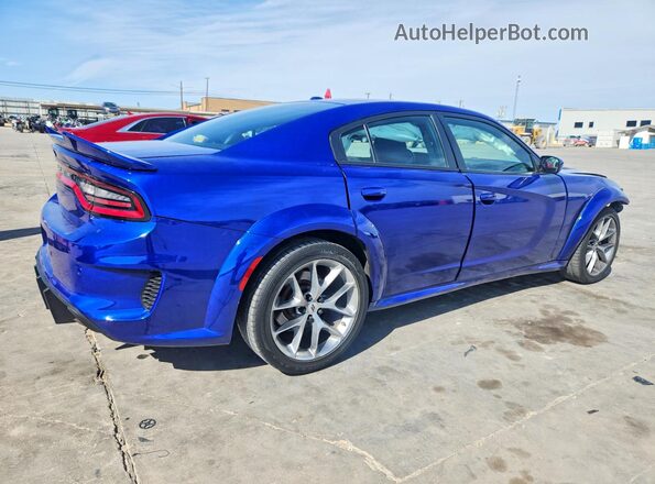 2C3CDXKT4KH562505 2019 DODGE CHARGER Blue უკანა მარჯვენა