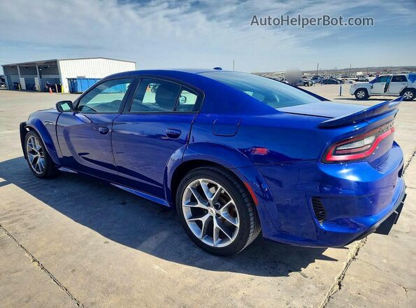 2C3CDXKT4KH562505 2019 DODGE CHARGER Blue უკანა მარცხენა