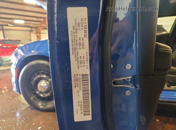 2C3CDXKT5KH626521 2019 DODGE CHARGER Blue Вид підкапотного простору