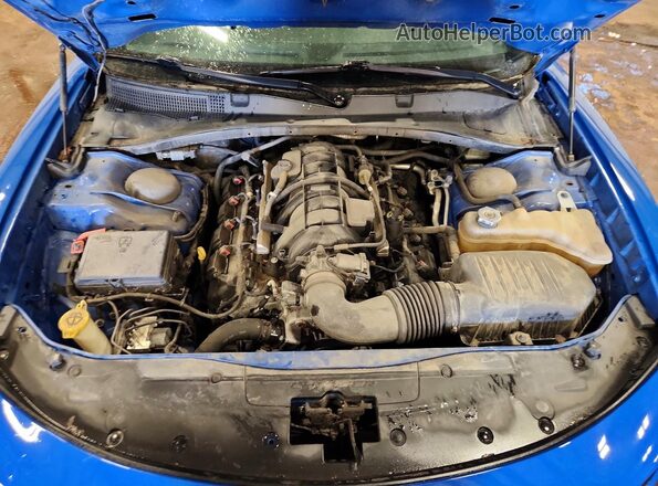 2C3CDXKT5KH626521 2019 DODGE CHARGER Blue Вид задньої частини салону