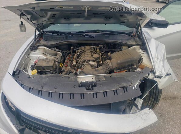 2C3CDXKT5KH693149 2019 DODGE CHARGER Silver Vista interior trasera