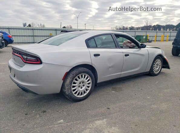2C3CDXKT5KH693149 2019 DODGE CHARGER Silver Trasero derecho