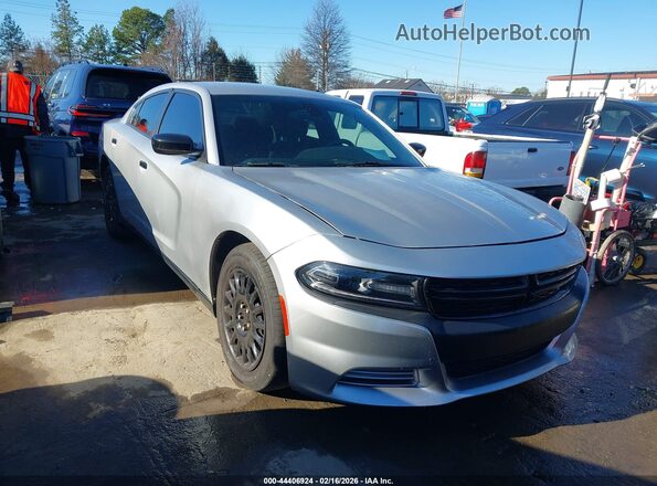 2C3CDXKT6JH285158 2018 DODGE CHARGER Серебряный Передняя правая четверть