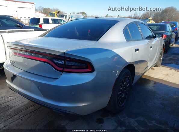 2C3CDXKT6JH285158 2018 DODGE CHARGER Серебряный Задняя правая четверть