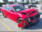 2018 Dodge Charger Srt Hellcat Rwd Red vin: 2C3CDXL90JH121312