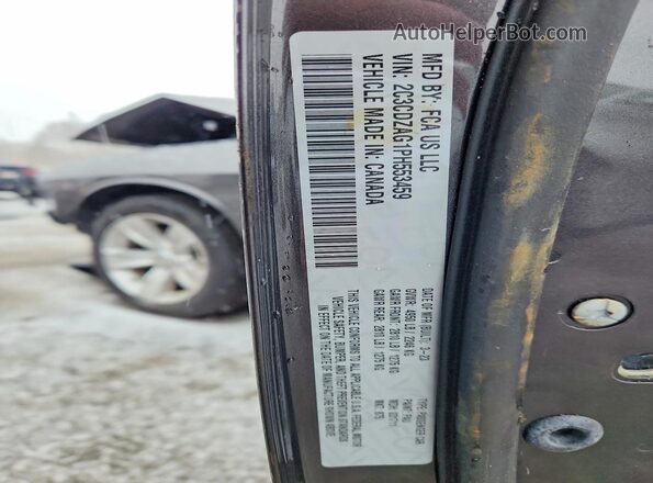 2C3CDZAG1PH553459 2023 DODGE CHALLENGER Серый Вид подкапотного пространства