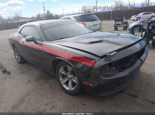 2C3CDZAG2GH201085 2016 DODGE CHALLENGER Черный Передняя правая четверть