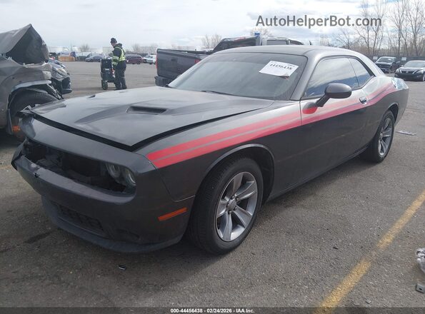 2C3CDZAG2GH201085 2016 DODGE CHALLENGER Черный Передняя левая четверть