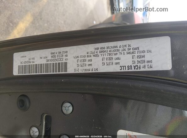 2C3CDZAG2GH201085 2016 DODGE CHALLENGER Черный Вид подкапотного пространства