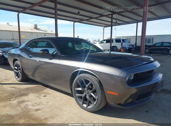 2C3CDZAG2KH672243 2019 DODGE CHALLENGER Серый Передняя правая четверть
