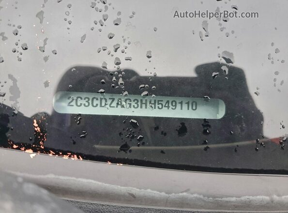 2C3CDZAG3HH549110 2017 DODGE CHALLENGER Белый Вид подкапотного пространства