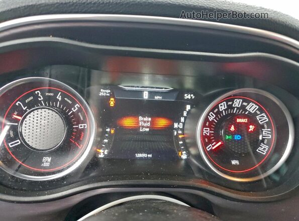 2C3CDZAG3HH549110 2017 DODGE CHALLENGER Белый Вид щитка приборов