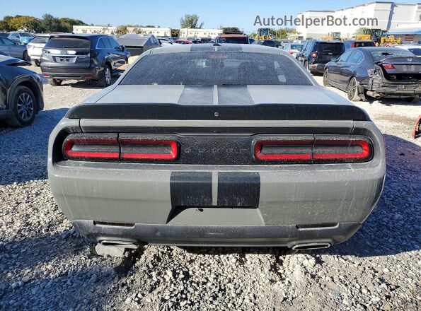 2C3CDZAG4PH637825 2023 DODGE CHALLENGER Gray Widok z tyłu