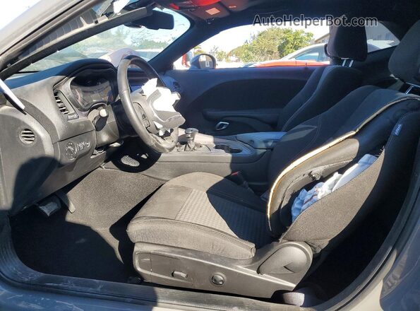 2C3CDZAG4PH637825 2023 DODGE CHALLENGER Gray Widok wnętrza z przodu