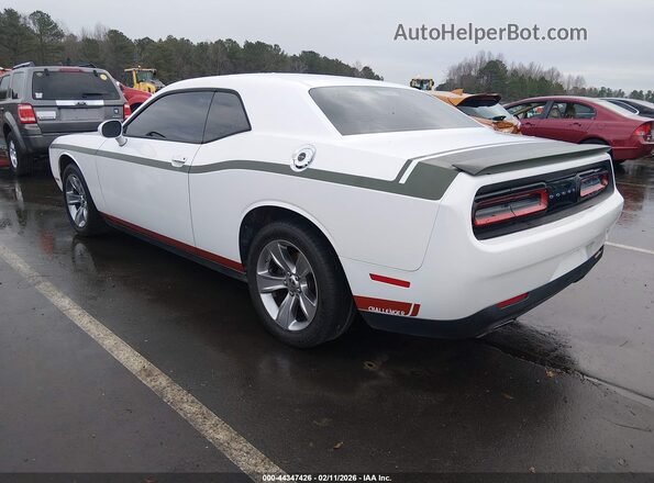 2C3CDZAG8GH210129 2016 DODGE CHALLENGER Белый Задняя левая четверть