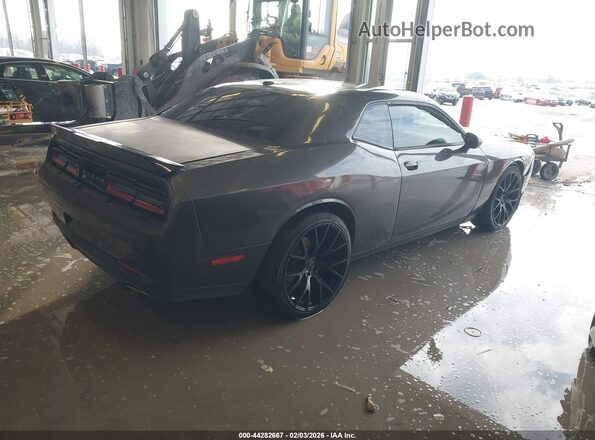 2C3CDZAG8JH325272 2018 DODGE CHALLENGER Серый Задняя правая четверть