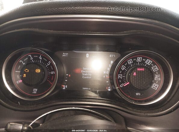 2C3CDZAG8JH325272 2018 DODGE CHALLENGER Серый Вид задних сидений