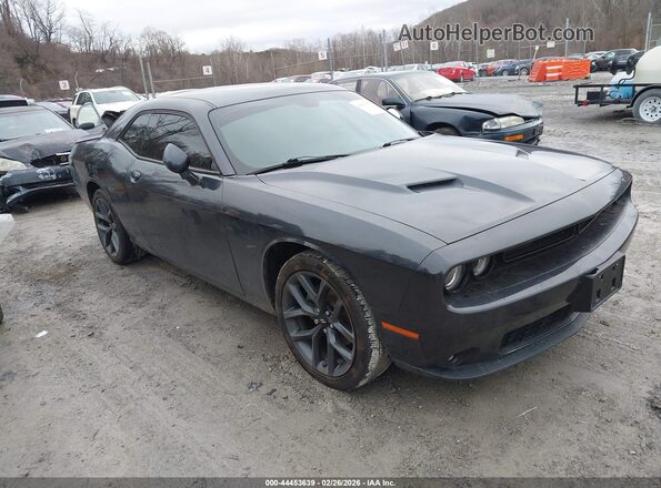 2C3CDZAGXKH684527 2019 DODGE CHALLENGER Черный Передняя правая четверть