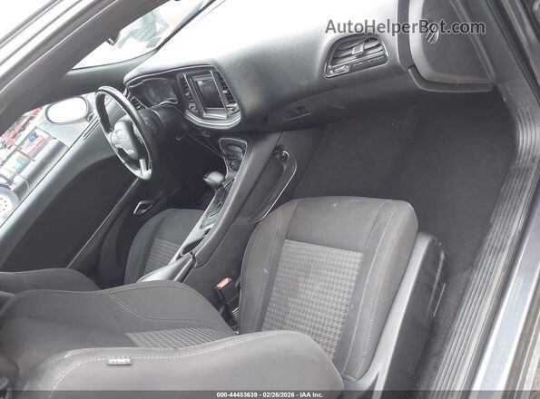 2C3CDZAGXKH684527 2019 DODGE CHALLENGER Черный Вид салона спереди